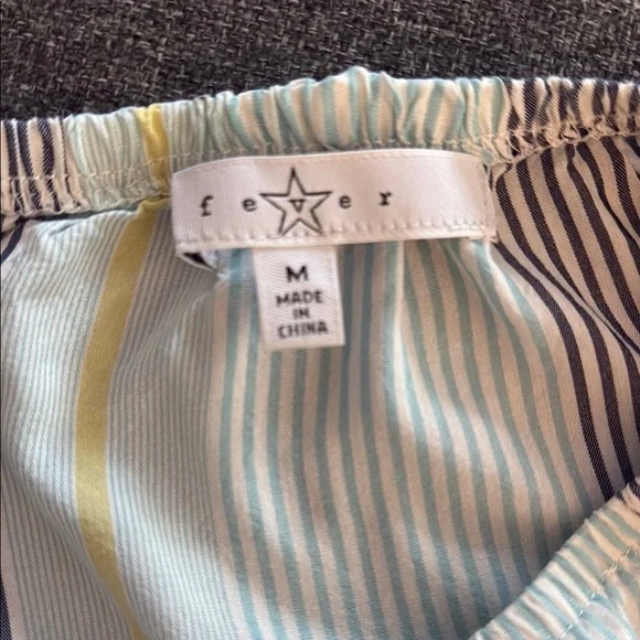 Boho Style Striped Off-Shoulder Ruffle Sleeve Top - Picture 6 of 10